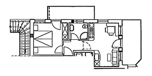 Wohnungsskizze - Ferienwohnung Oase