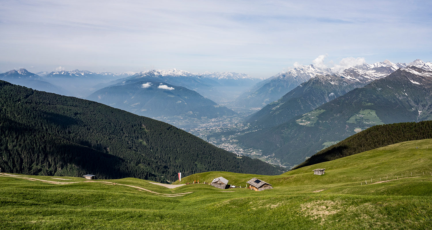 Bergpanorama Wandergebiet Schennaberg